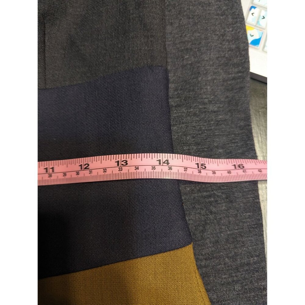 MaxMara Gray and Brown Mini Dress - Picture 14 of 15